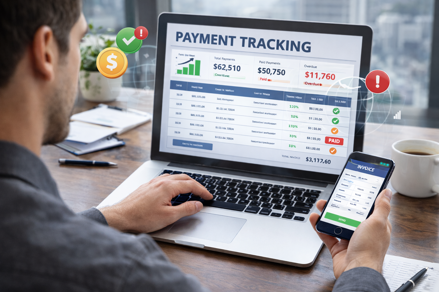 Payment Tracking Mockup